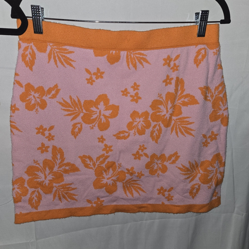 Wild Fable Orange Floral Knit Set - Picture 4 of 10
